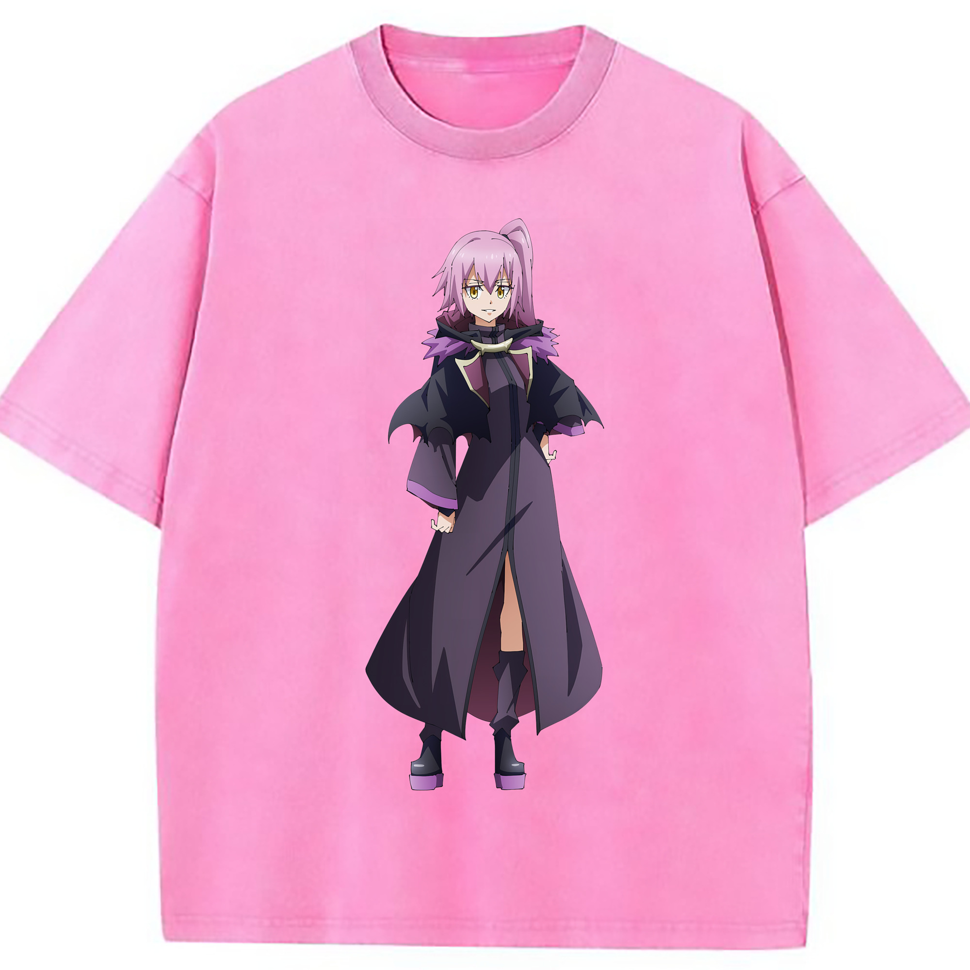（画像用） 転スラ Regarding Reincarnated to Slime 綿100% ヴィンテージ風 半袖Tシャツ（フロントプリント）